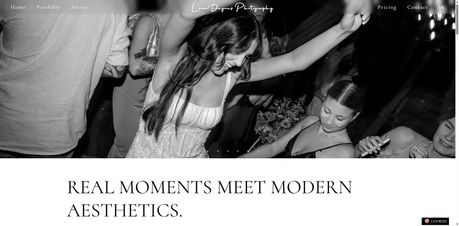 Lena Dugnus Photography Website