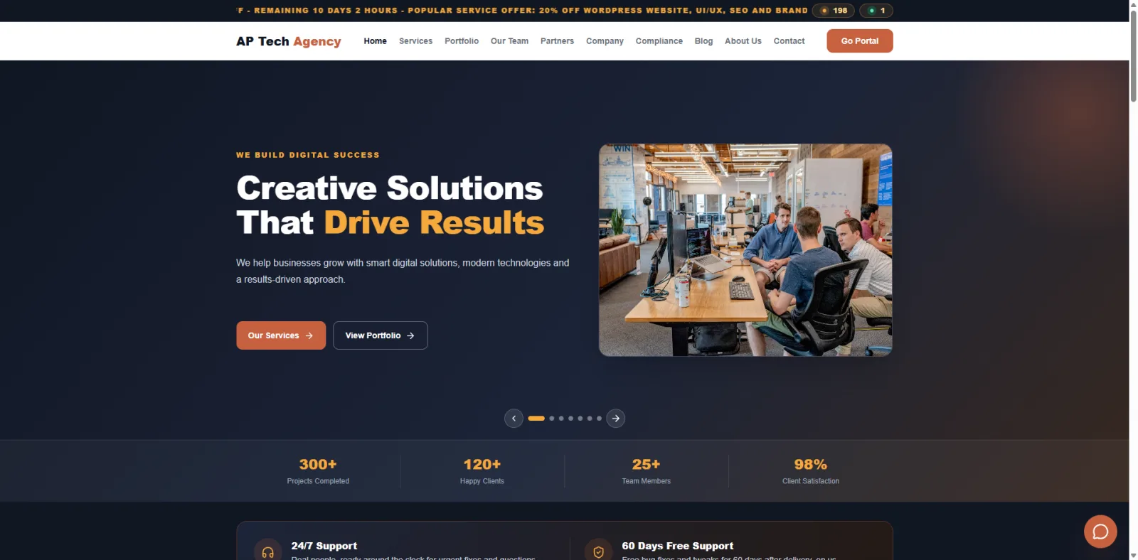 AP Tech Agency Client Management Application